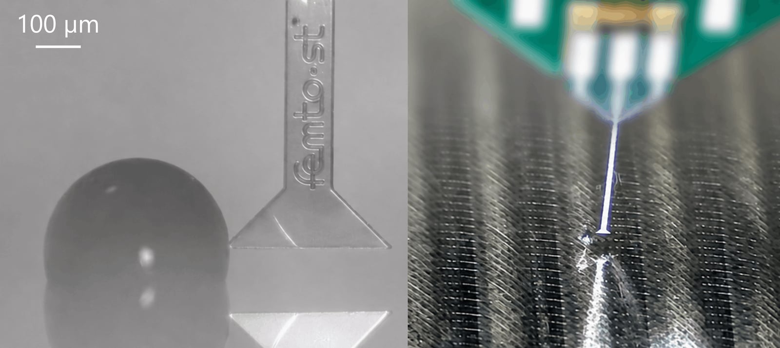Microforce measurement on a very soft micro-object